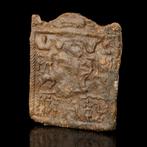 Oud-Romeins Lood Mysteriecultusplakette met Epona en