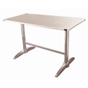 RVS tafel 120 x 60 cm, Zakelijke goederen, Horeca | Meubilair en Inrichting, Nieuw zonder verpakking, Ophalen of Verzenden