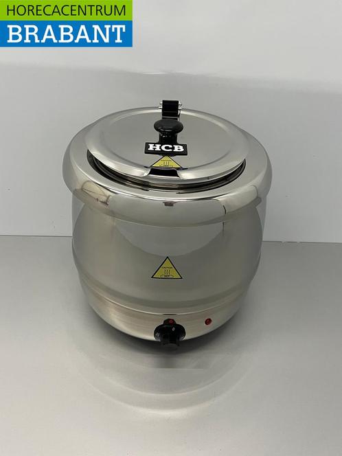 RVS HCB Soepketel Soepterrine 10 liter 230V Horeca, Zakelijke goederen, Horeca | Keukenapparatuur, Nieuw in verpakking, Ophalen of Verzenden