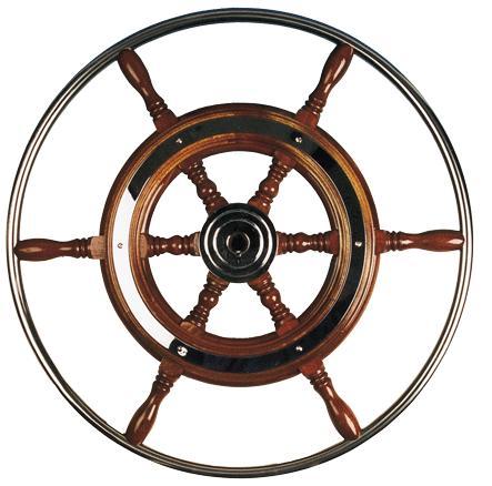 STUURWIEL TYPE-3 MAHONIE 60 CM, Watersport en Boten, Bootonderdelen, Nieuw, Zeilboot of Motorboot, Ophalen of Verzenden