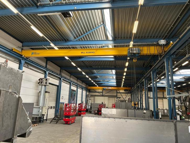 Demag enkelligger bovenloopkraan 13.325mm x 10.000kg 001647U, Doe-het-zelf en Verbouw, Gereedschap | Overige machines, Gebruikt