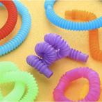 Kruzzel Sensorische Buizen 20 Stuks – Kleurrijke Fidget Toys, Hobby en Vrije tijd, Knutselen, Ophalen of Verzenden, Nieuw
