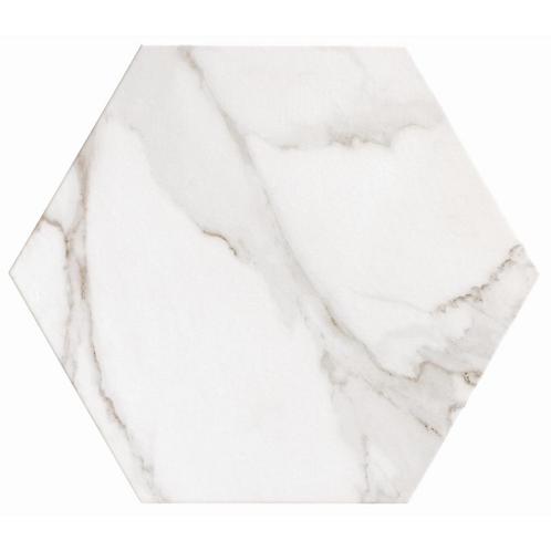 Hexagon Vloertegel Realonda Verona 56 x 48,5 cm Wit (Prijs, Doe-het-zelf en Verbouw, Tegels, 40 tot 60 cm, Vloertegels, Nieuw