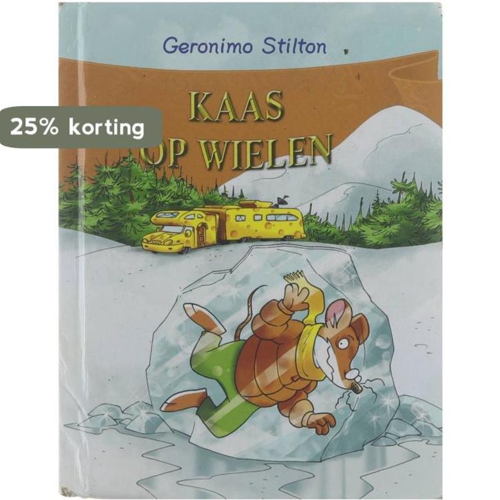 Kaas op wielen 9789085924487 Geronimo Stilton, Boeken, Schoolboeken, Zo goed als nieuw, Verzenden