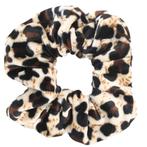 Scrunchie Velvet Leopard, Sieraden, Tassen en Uiterlijk, Uiterlijk | Haarverzorging, Nieuw, Overige typen, Ophalen of Verzenden