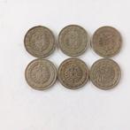 Duitsland. 6 x 20 Pfennig verschiedene, Erhaltung 1887-1892
