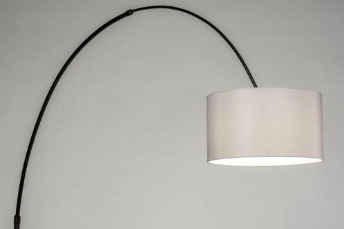 Rietveld Vloerlampen - Zwart, Grijs - Stof, Metaal, Huis en Inrichting, Lampen | Vloerlampen, Verzenden