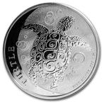 Fiji Schildpad 1 oz 2020, Zilver, Losse munt, Verzenden