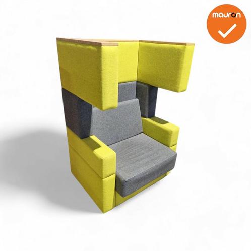 Akoestische design Fauteuil - Groen / grijs - refurbished, Zakelijke goederen, Kantoor en Winkelinrichting | Kantoormeubilair en Inrichting