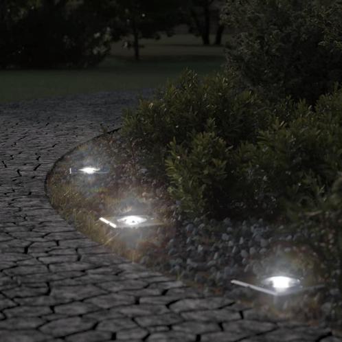 vidaXL Buitengrondverlichting vierkant 10,5x10,5 cm, Tuin en Terras, Buitenverlichting, Nieuw, Verzenden