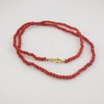 Koraal - Zilver - Halsketting - ambachtelijke bewerking, Verzamelen, Mineralen en Fossielen