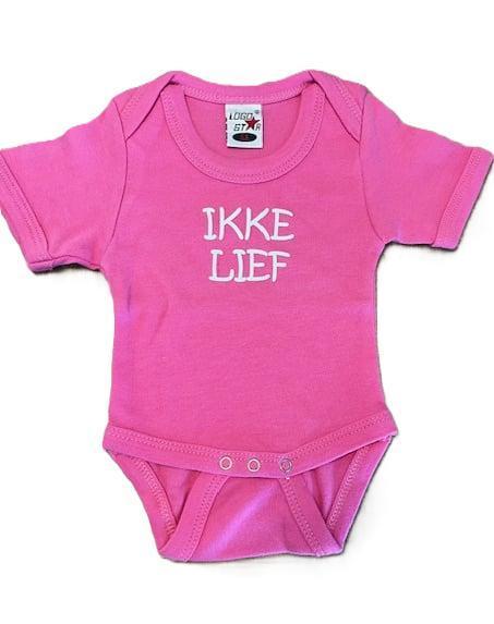 Romper - roze - ikke lief - maat 56 - new born, Kinderen en Baby's, Babykleding | Maat 50, Overige typen, Meisje, Nieuw, Verzenden