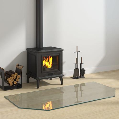 vidaXL Glasplaat openhaard zeshoekig 120x60 cm, Doe-het-zelf en Verbouw, Glas en Ramen, Nieuw, Verzenden