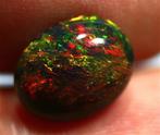 Ct. 2,30 Natuur Ethiopisch Zwart Opal Cabochon - Hoogte: 12