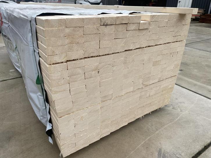 Vuren 38x89mm AANBIEDING, Doe-het-zelf en Verbouw, Hout en Planken, Vuren, 300 cm of meer, 25 tot 50 mm, Nieuw, Balk, Ophalen of Verzenden