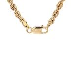 Gouden vintage koord collier 14 krt, Ophalen of Verzenden, Nieuw