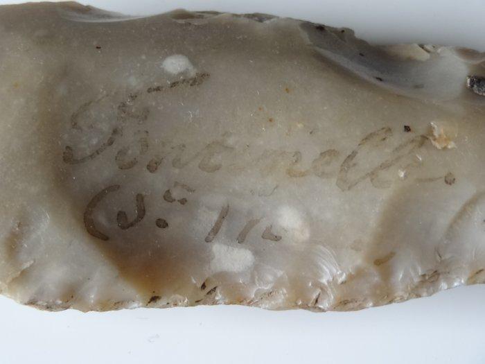 Neolithisch Vuursteen Bijl (Zonder Minimumprijs), Antiek en Kunst, Antiek | Overige Antiek