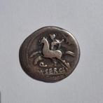 Romeinse Republiek. M. Sergius Silus, 116-115 BC. Denarius