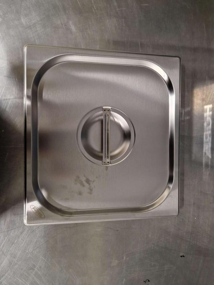 Gastronorm deksel | 1/2 GN | RVS, Zakelijke goederen, Horeca | Keukenapparatuur, Nieuw in verpakking, RVS Meubilair