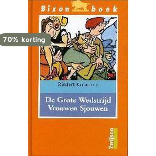 De Grote Wedstrijd Vrouwen Sjouwen / Bizon geel, Boeken, Kinderboeken | Jeugd | onder 10 jaar, Gelezen, Verzenden