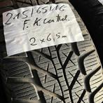 2 x Fulda 215-65-16 Winterbanden 6,5mm, 16 inch, Band(en), Personenwagen, Gebruikt