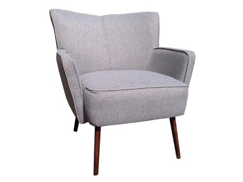 Chur grote retro arm fauteuil in stof, Huis en Inrichting, Fauteuils, Nieuw, Verzenden