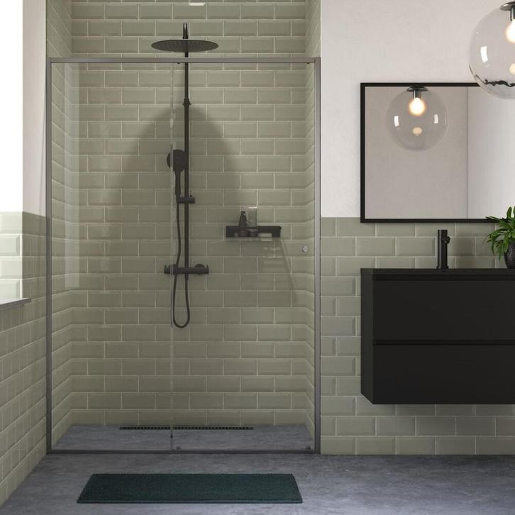 Schuifdeur Sealskin Contour Voor Nis 140x200 cm, 6 mm Helder, Doe-het-zelf en Verbouw, Sanitair, Ophalen of Verzenden