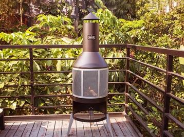 3-in-1 Buccan vuurhaard met grillrooster beschikbaar voor biedingen