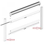 Dometic Combi 3000 Zijgeleiders Crèmewit, Ophalen of Verzenden, Nieuw