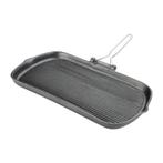 Grillpan | Gietijzer (Antiaanbaklaag) | Div. Warmtebronnen |, Verzenden, Nieuw in verpakking