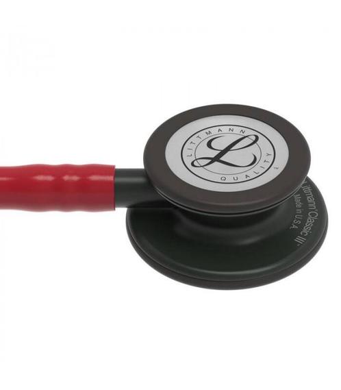 Littmann® Classic III Stethoscope - bordeaux - zwart, Diversen, Verpleegmiddelen, Nieuw, Verzenden