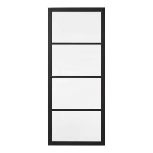 Skantrae binnendeur SSL 4004 73x231,5 (Stomp, Blankglas), Doe-het-zelf en Verbouw, Deuren en Horren, Nieuw, Glas, Hout, Binnendeur