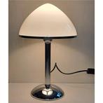 Tafellamp - Glas, Metaal - Vintage paddenstoel lamp