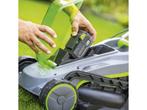 LUX 20V - Grasmaaier 33cm - Incl. 4.0Ah accu en lader - 35L, Verzenden, Zo goed als nieuw