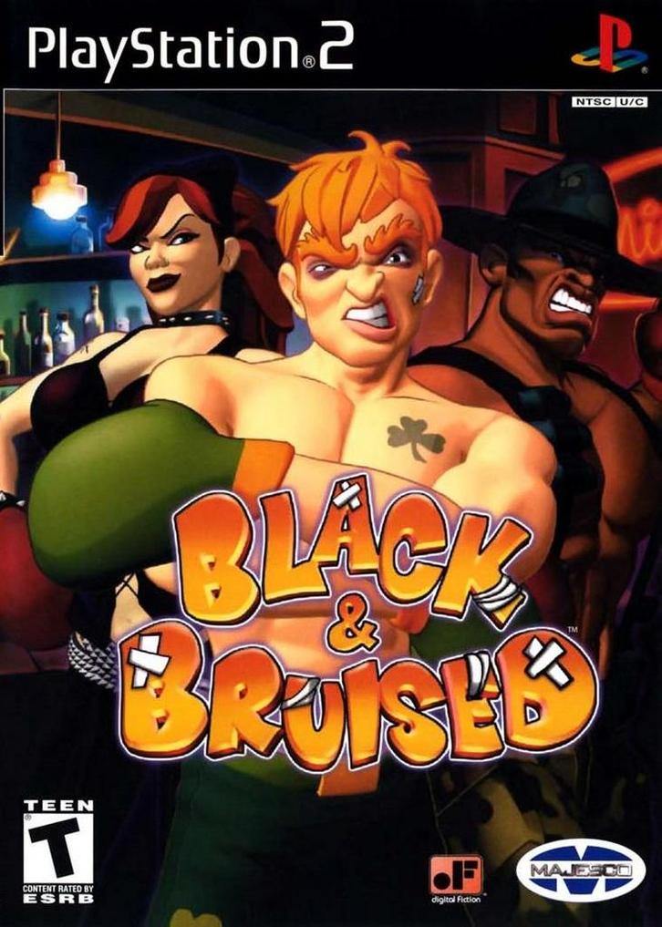 Black & Bruised PS2 Garantie & morgen in huis!, Spelcomputers en Games, Games | Sony PlayStation 2, 2 spelers, Vanaf 12 jaar, Avontuur en Actie