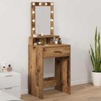 vidaXL Plafondtafel met lade Bruin 50 x 41 x 140 cm Bewerkt, Huis en Inrichting, Tafels | Kaptafels, Verzenden, Nieuw