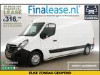 Opel Movano 2.3 Turbo L3H2 Airco Schappen Cruise Cam €316pm, Wit, Nieuw, Lease, Opel