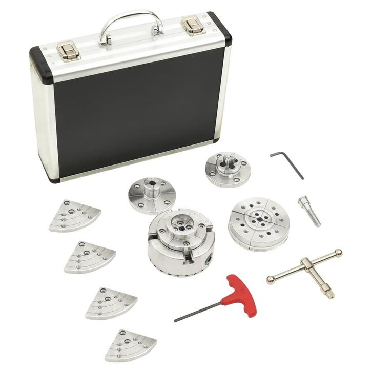 vidaXL Houtklauwplatenset voor 3,75 inch zelfcentrerend, Doe-het-zelf en Verbouw, Gereedschap | Handgereedschap, Nieuw, Verzenden