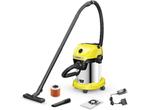 Kärcher WD 3-18 S - Accu nat- en droogzuiger - 18 V - 17 l, Witgoed en Apparatuur, Stofzuigers, Verzenden, Zo goed als nieuw