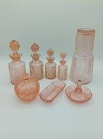 Art Deco Toiletset - Brockwitz - Glas - badkameraccessoires, Antiek en Kunst