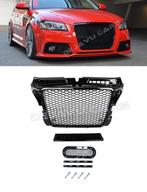 RS3 Look Front Grill Hoogglans zwart Black Edition voor Audi, Auto diversen, Tuning en Styling, Ophalen of Verzenden