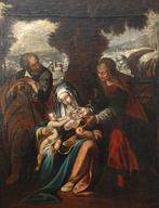 Italiaanse school (XVII), Werkplaats van - Heilige Familie