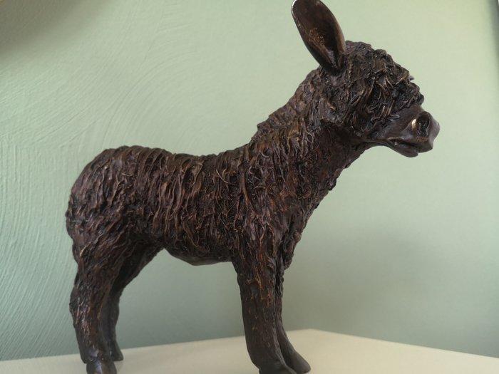 sculptuur, Donkey standing - 30 cm - Brons, Antiek en Kunst, Curiosa en Brocante