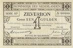 Zilverbon 1 gulden 1916 met perforatie (Prachtig), Postzegels en Munten, Verzenden