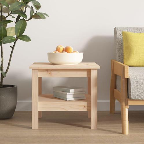 vidaXL Salontafel 45x45x40 cm massief grenenhout, Huis en Inrichting, Tafels | Salontafels, 50 tot 100 cm, Nieuw, Grenenhout, Minder dan 50 cm