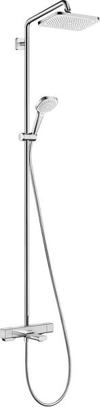 Hansgrohe Croma E showerpipe 280 1jet met badthermostaat,, Ophalen of Verzenden, Nieuw, Chroom, Kraan