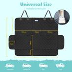 Hondendeken auto achterbank - hondenmat - 137x121 cm - Zwart, Dieren en Toebehoren, Honden-accessoires, Verzenden, Zo goed als nieuw