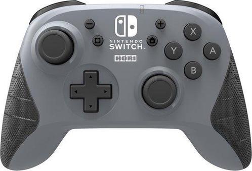 Wireless Pro Controller - Grijs - Hori Switch Met garantie!, Spelcomputers en Games, Spelcomputers | Nintendo Switch, Zo goed als nieuw