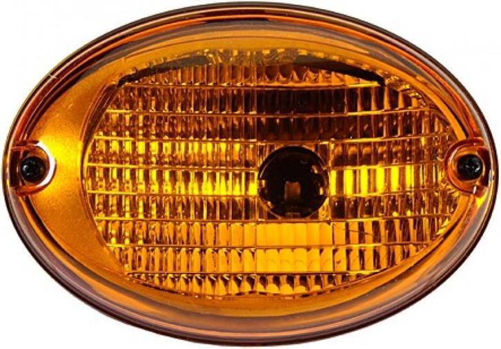 Hella Knipperlicht Agroluna Ovaal Oranje 12/24V, Caravans en Kamperen, Kampeeraccessoires, Nieuw