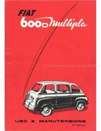 1964 FIAT 600 D MULTIPLA INSTRUCTIEBOEKJE ITALIAANS, Auto diversen, Handleidingen en Instructieboekjes